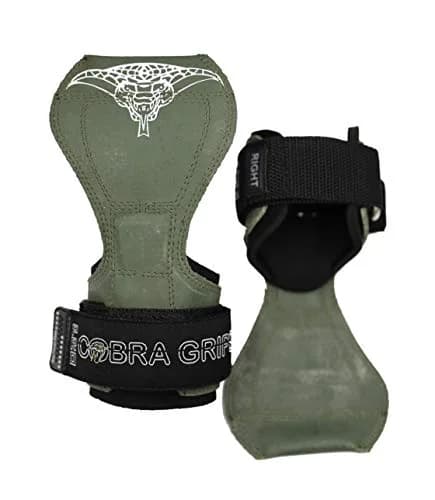 Cobra Grips PRO Green Rubber Weight Lifting Gloves with Wrist Wraps - 5.5 - 8.75" Wrist Support - view 3