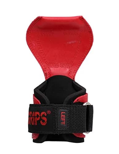 Cobra Grips FIT Red Rubber Weight Lifting Gloves with Wrist Wraps - 4.25-7.0" Wrist - view 3
