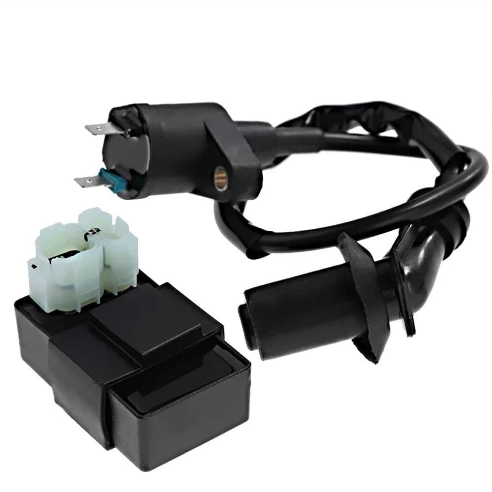 Saihisday Ignition Coil + CDI Box for Honda TRX250X 1987-1992 | 12V Single Output, AC Fired
