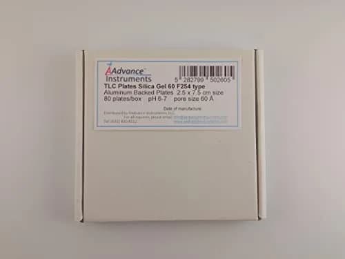 AAdvance Instruments TLC Plates 80/Box Aluminum Backed Silica Gel 60 F254 2.5cm x 7.5cm | Neutral pH for TLC (110-120 chars) thumbnail 4