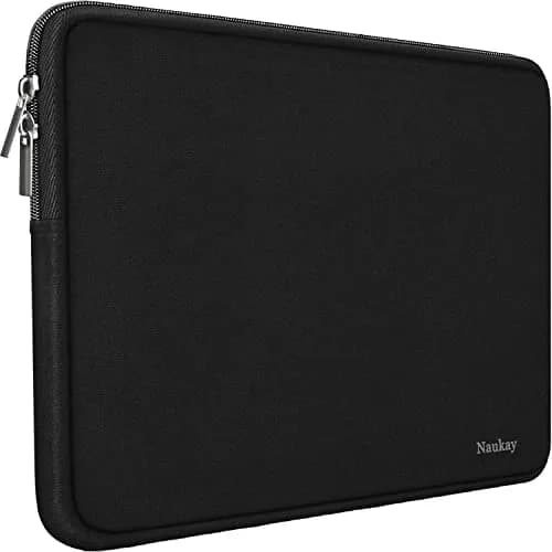 Naukay 13.3-inch Laptop Sleeve Case | Water-Resistant Neoprene Portable Computer Sleeve Cover thumbnail 1