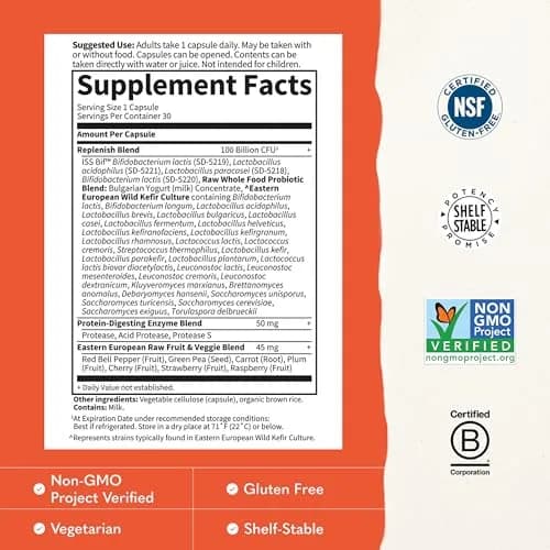 Garden of Life Raw Probiotics Ultimate Care 100 Billion CFU 30 Capsules | Clinically Studied Strains for Digestive Health thumbnail 5