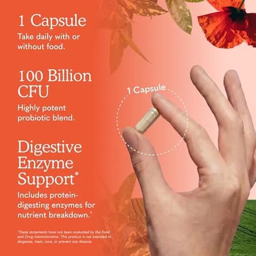Garden of Life Raw Probiotics Ultimate Care 100 Billion CFU 30 Capsules | Clinically Studied Strains for Digestive Health thumbnail 7