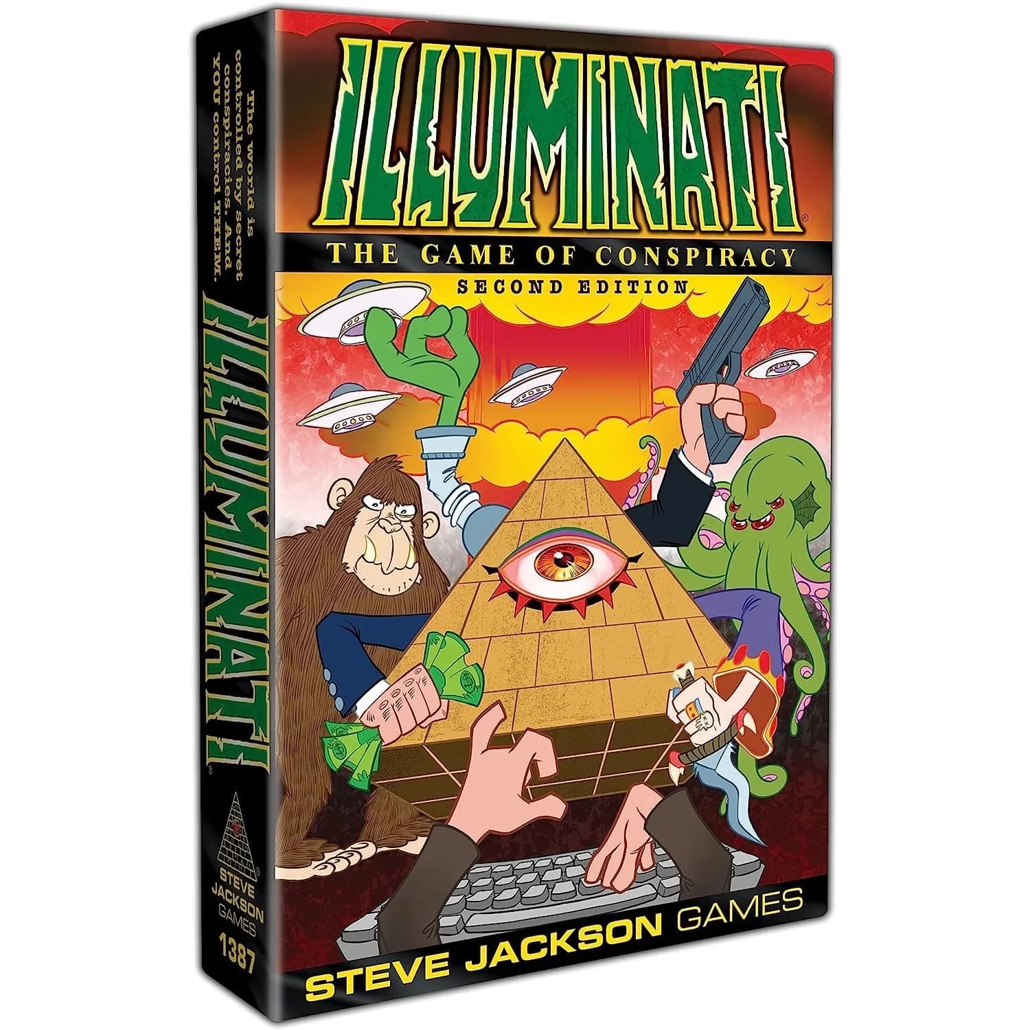 Steve Jackson Games Illuminati Second Edition Game 110 Cards | Strategy Game of World Domination - main product image