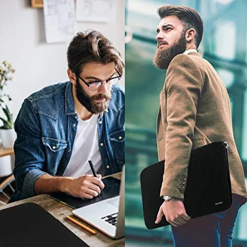 Naukay 15.6 Inch Laptop Sleeve Case 39.5cm (15.6") | Water-Resistant Neoprene Notebook Computer Pocket thumbnail 7
