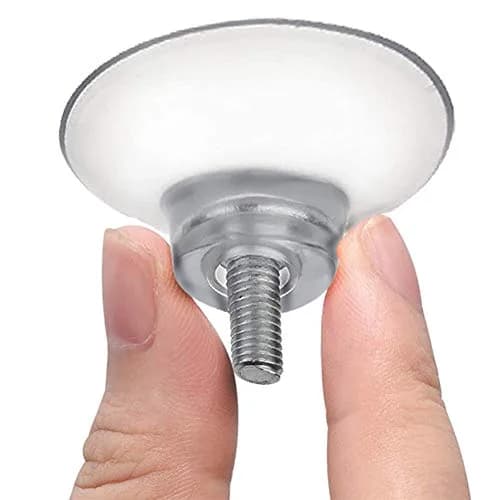 BLUECELL 10 PCS Rubber Strong Suction Cup Replacements with M6 Screw | Adjustable Glass Table Top Mounts thumbnail 7
