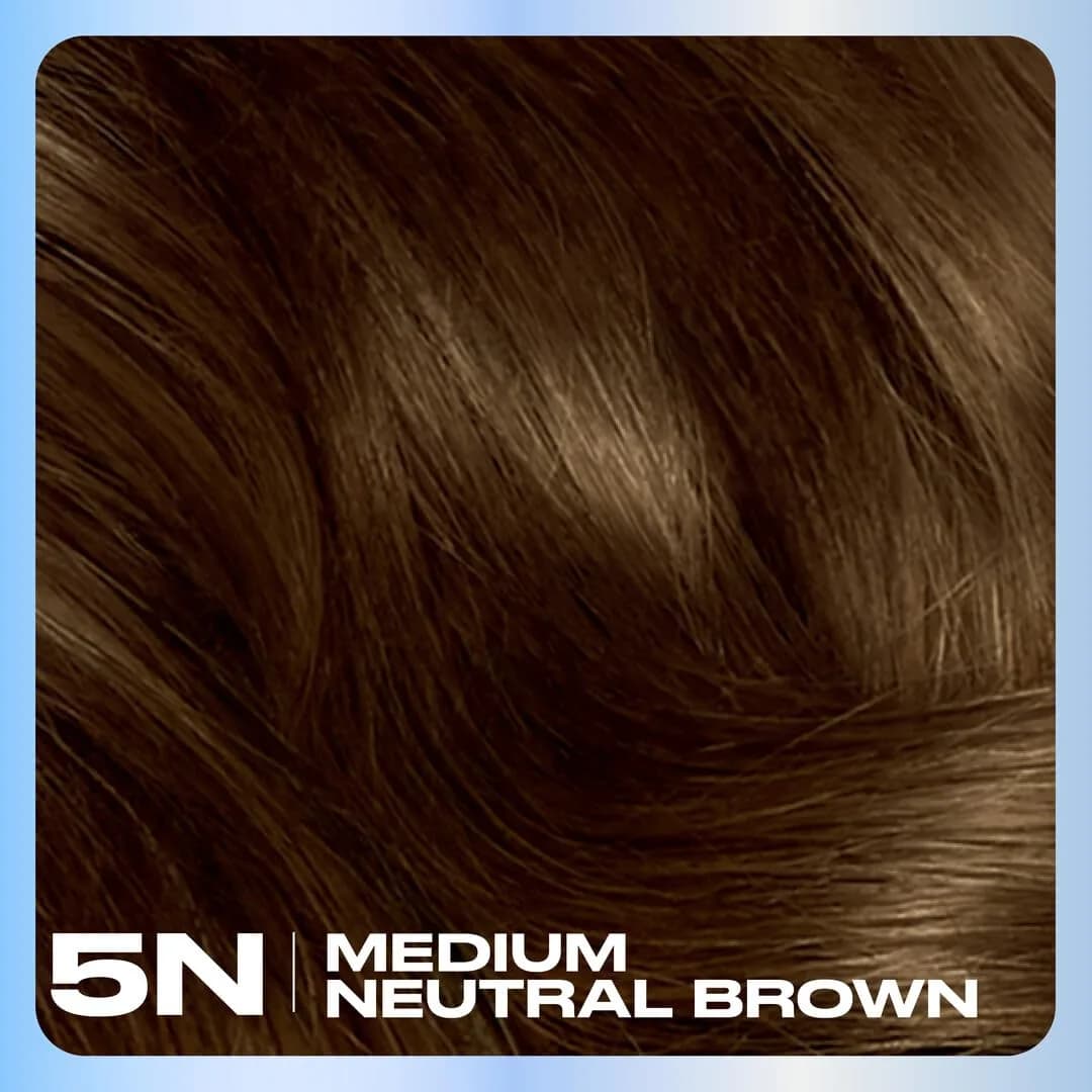 Clairol Nice'n Easy Permanent Hair Dye 5N Medium Neutral Brown, 6.26 Fl Oz (Pack of 1) | 100% Gray Coverage - view 3