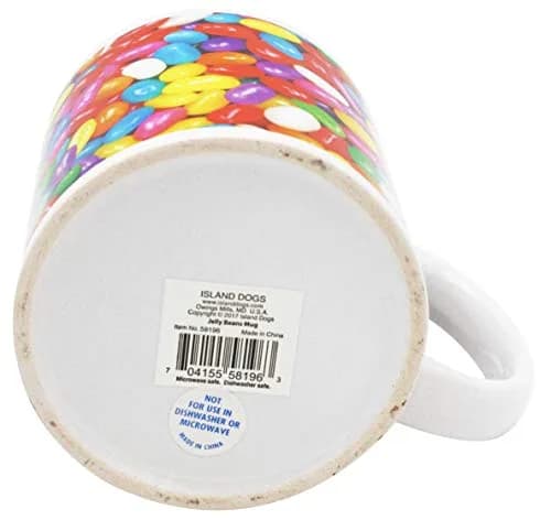 Island Dogs Giant 22 oz Jelly Bean Novelty Mug | Colorful Ceramic Drinkware for Coffee & Tea thumbnail 5