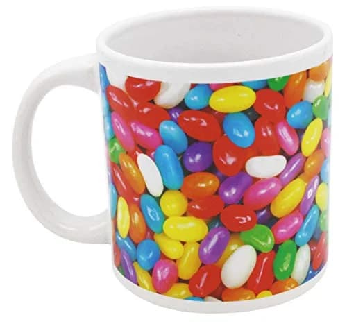 Island Dogs Giant 22 oz Jelly Bean Novelty Mug | Colorful Ceramic Drinkware for Coffee & Tea thumbnail 2