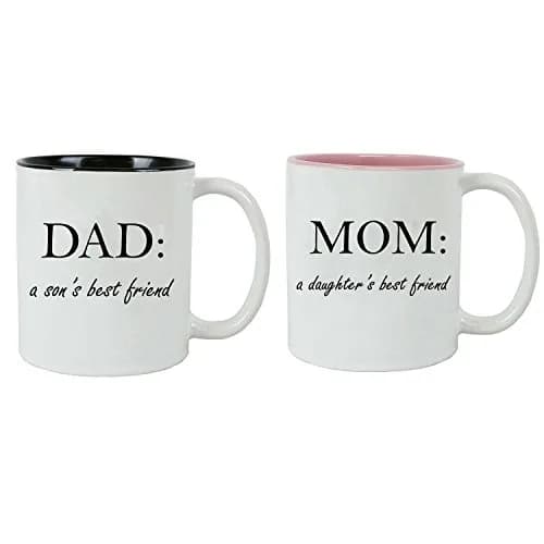 CustomGiftsNow 11-Ounce Ceramic Coffee Mug Set | Expecting & New Parents Gift thumbnail 1