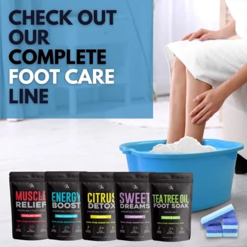 Mantello Foot Bath Extra Large Blue | Deep 7-inch Pedicure Tub with Massager Dots thumbnail 8