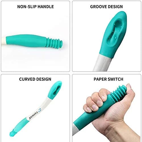 Fanwer Long Reach Comfort Wipe Toilet Aid | Extends Reach Over 15 Inches for Wiping thumbnail 8