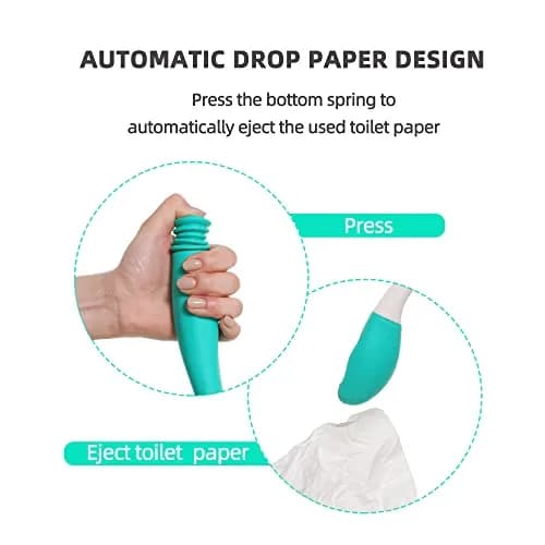 Fanwer Long Reach Comfort Wipe Toilet Aid | Extends Reach Over 15 Inches for Wiping thumbnail 2