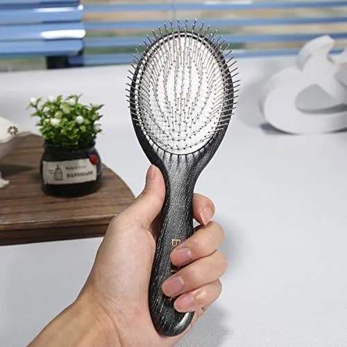 BESTOOL Hair Brush, Paddle Detangler with Metal Bristles | All Hair Types Wet & Dry thumbnail 6