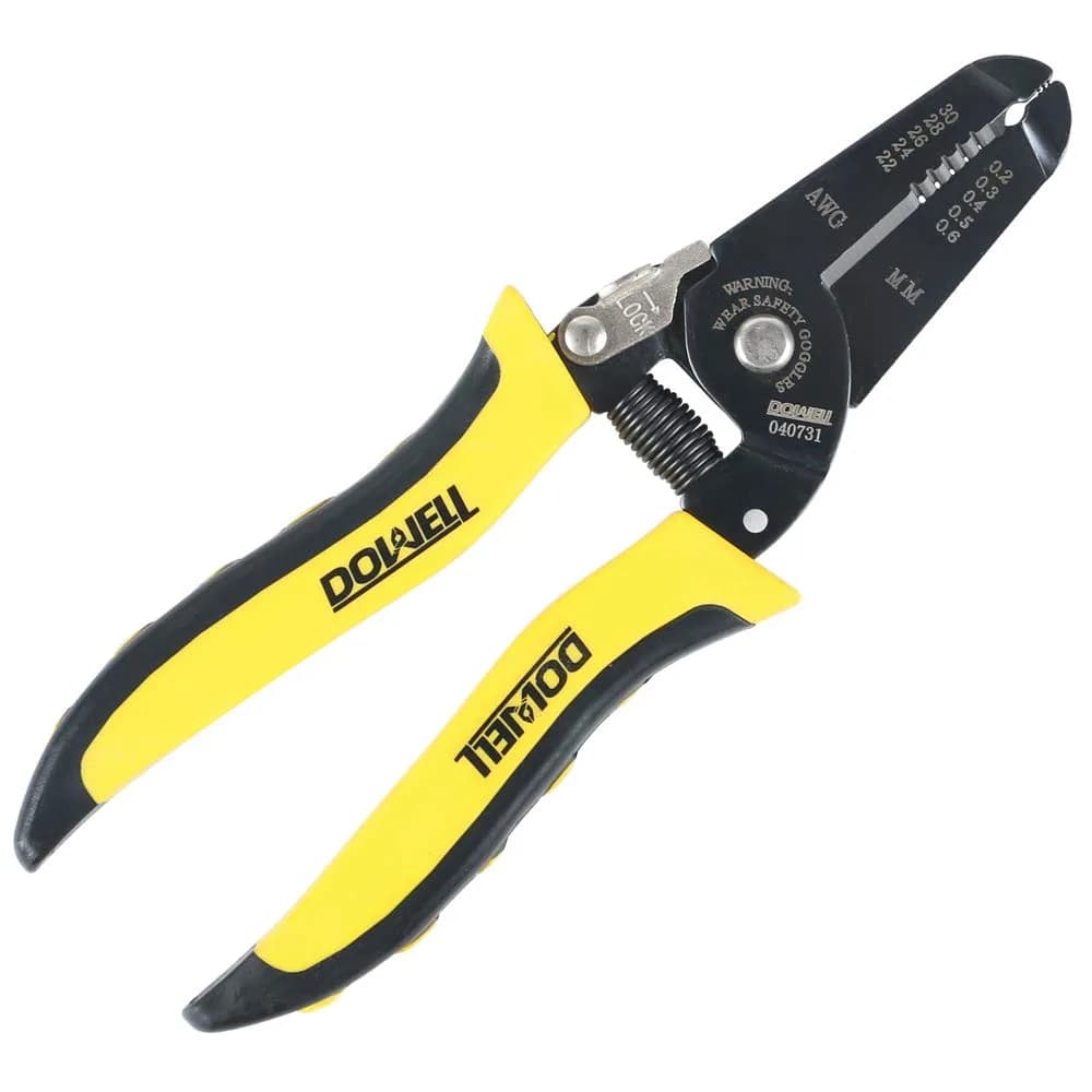 DOWELL Wire Stripper Tool 22-30 AWG | Precision Cutting & Stripping for Electronics — 7 in / 22-30 AWG