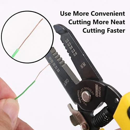 DOWELL Wire Stripper Tool 22-30 AWG | Precision Cutting & Stripping for Electronics thumbnail 2
