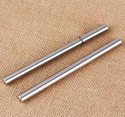 EKLOEN Ballpoint Stainless Steel Silver Pen, Fine Point, Black Ink | Elegant, Durable & Portable thumbnail 8