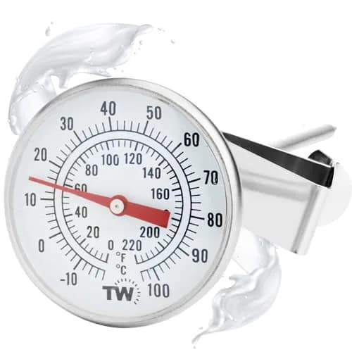 Thermometer World Milk Thermometer for Coffee, Cheese & Yogurt Making - 16.5cm (6.5 Inch) Probe, -10 to 110°C Range | Accurate Analog Dial for Baristas thumbnail 8