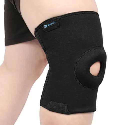 Nvorliy Plus Size Knee Sleeve for Large Legs, 5XL Black | Breathable Neoprene Compression for Daily Activities thumbnail 1