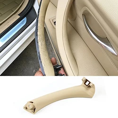 Jaronx Compatible with BMW 3 Series E90/E91 Door Pull Handle | Durable OEM Replacement for Right Side (68g, Brushed Finish) thumbnail 1