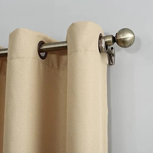 No. 918 Montego Casual Textured Semi-Sheer Grommet Curtain Panel | Contemporary Bedroom & Living Room Decor thumbnail 2