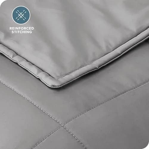Bare Home Cotton Weighted Blanket 40" x 60" | 10 lbs for Sleep & Relaxation thumbnail 8