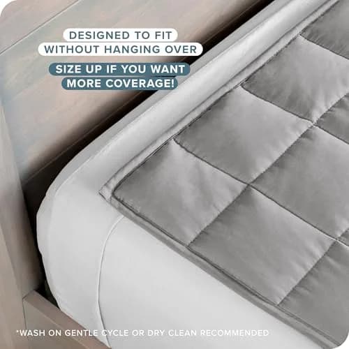 Bare Home Cotton Weighted Blanket 40" x 60" | 10 lbs for Sleep & Relaxation thumbnail 3