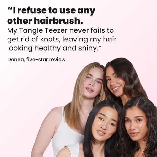 Tangle Teezer Ultimate Detangler Brush, Millennial Pink | Detangles Wet & Dry Hair, Reduces Breakage thumbnail 9