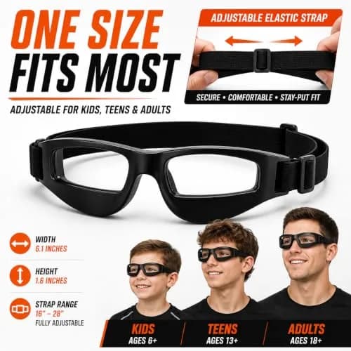 Liberty Imports Dribble Goggles Basketball Training Specs | Improve Handles & Court Awareness thumbnail 6