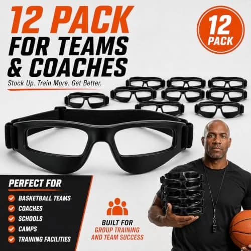 Liberty Imports Dribble Goggles Basketball Training Specs | Improve Handles & Court Awareness thumbnail 7