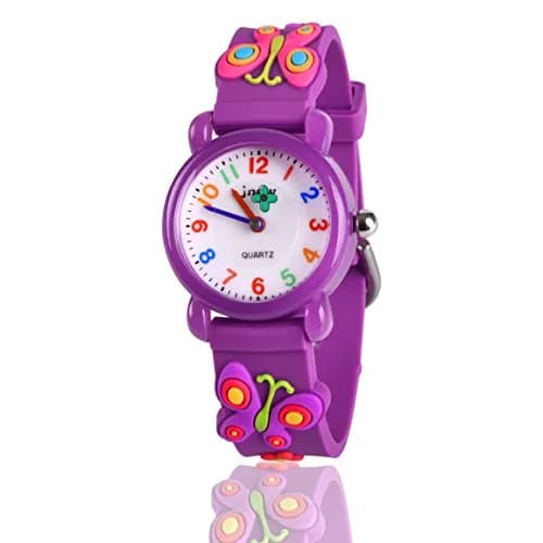 Kids Gift Kids Watch for Girls 4-13 | Waterproof Cartoon Design, Traditional Dial (18.2cm x 10mm) thumbnail 1