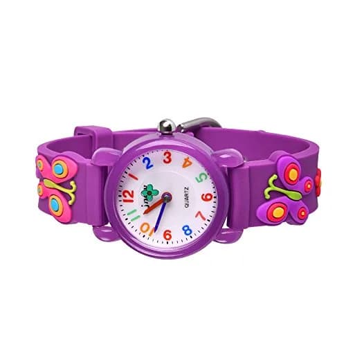 Kids Gift Kids Watch for Girls 4-13 | Waterproof Cartoon Design, Traditional Dial (18.2cm x 10mm) thumbnail 6
