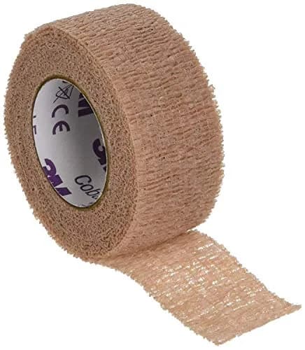 3M Coban Self-Adherent Wrap 1" x 5yds Tan (Pack of 5) | Sticks to Itself for Secure Bandaging thumbnail 1