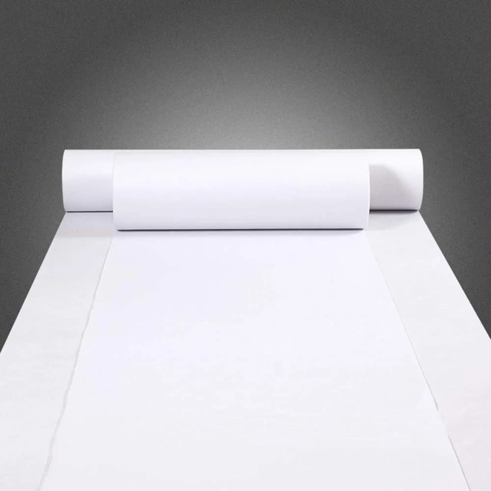 HUAHOO White Aisle Runner 731.5 cm (24 Inch) x 1524 cm (50 Feet) | Wedding Ceremony Decor thumbnail 1