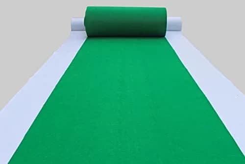 HUAHOO Grass Green Aisle Runner 61cm (24 Inch) x 15.24m (50 Feet) | Durable Rayon for Weddings & Events thumbnail 7