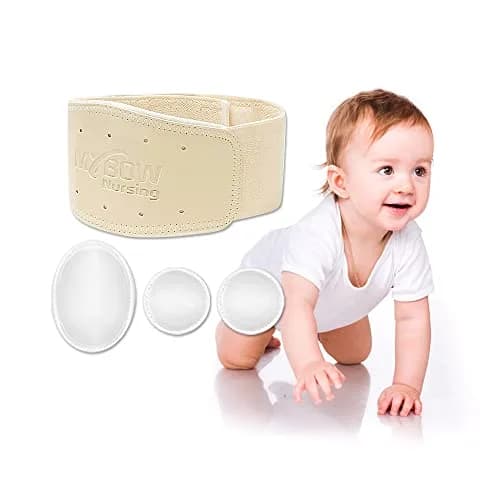 Mybow Umbilical Hernia Belt Medium | Adjustable Baby Belly Button Band for Navel Relief thumbnail 1