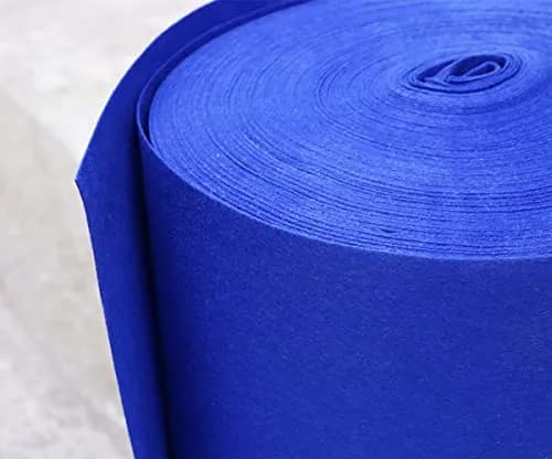 HUAHOO Royal Blue Aisle Runner Carpet Rugs 24 Inch x 50 Feet | Wedding & Event Decor thumbnail 3
