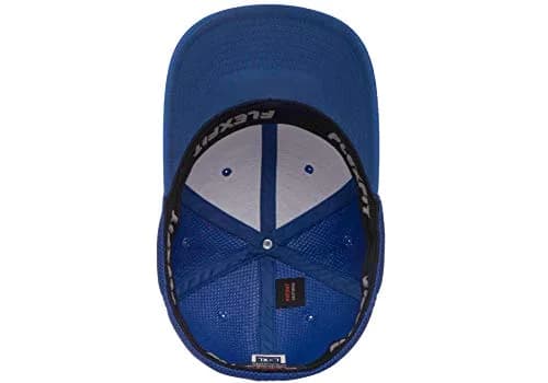 Flexfit Unisex Ultrafibre Airmesh Fitted Trucker Hat, Royal Blue, Large-X-Large | Breathable Comfort & Sun Protection thumbnail 2