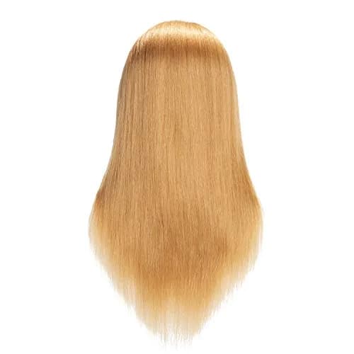 Hairingrid Mannequin Head 20"-22" Human Hair for Hair Styling & Training | Blond 27# thumbnail 5