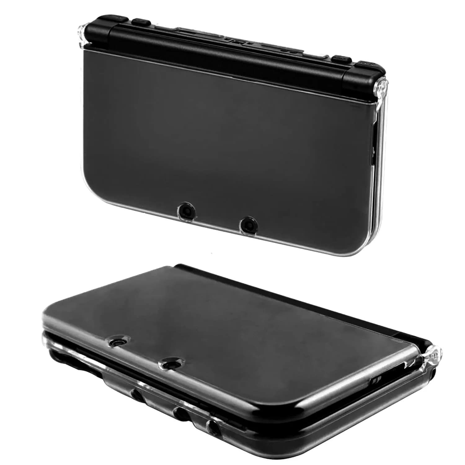 OSTENT Clear Crystal Hard Cover Case for Nintendo New 3DS XL | Scratch Resistant Polycarbonate Protection - view 5