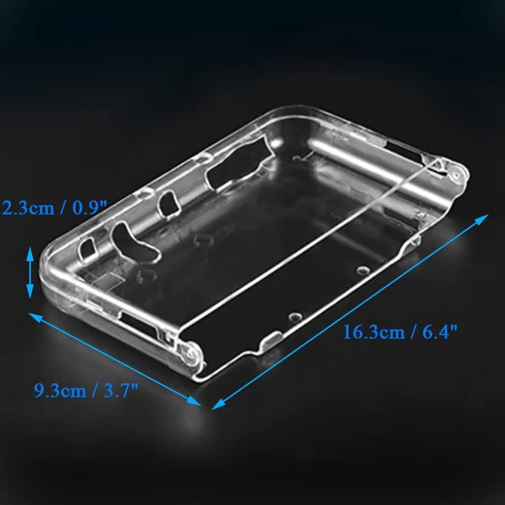 OSTENT Clear Crystal Hard Cover Case for Nintendo New 3DS XL | Scratch Resistant Polycarbonate Protection - view 6