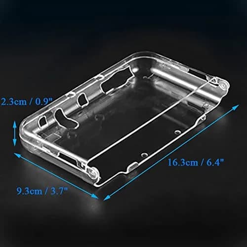 OSTENT Clear Crystal Hard Cover Case for Nintendo New 3DS XL | Scratch Resistant Polycarbonate Protection thumbnail 6