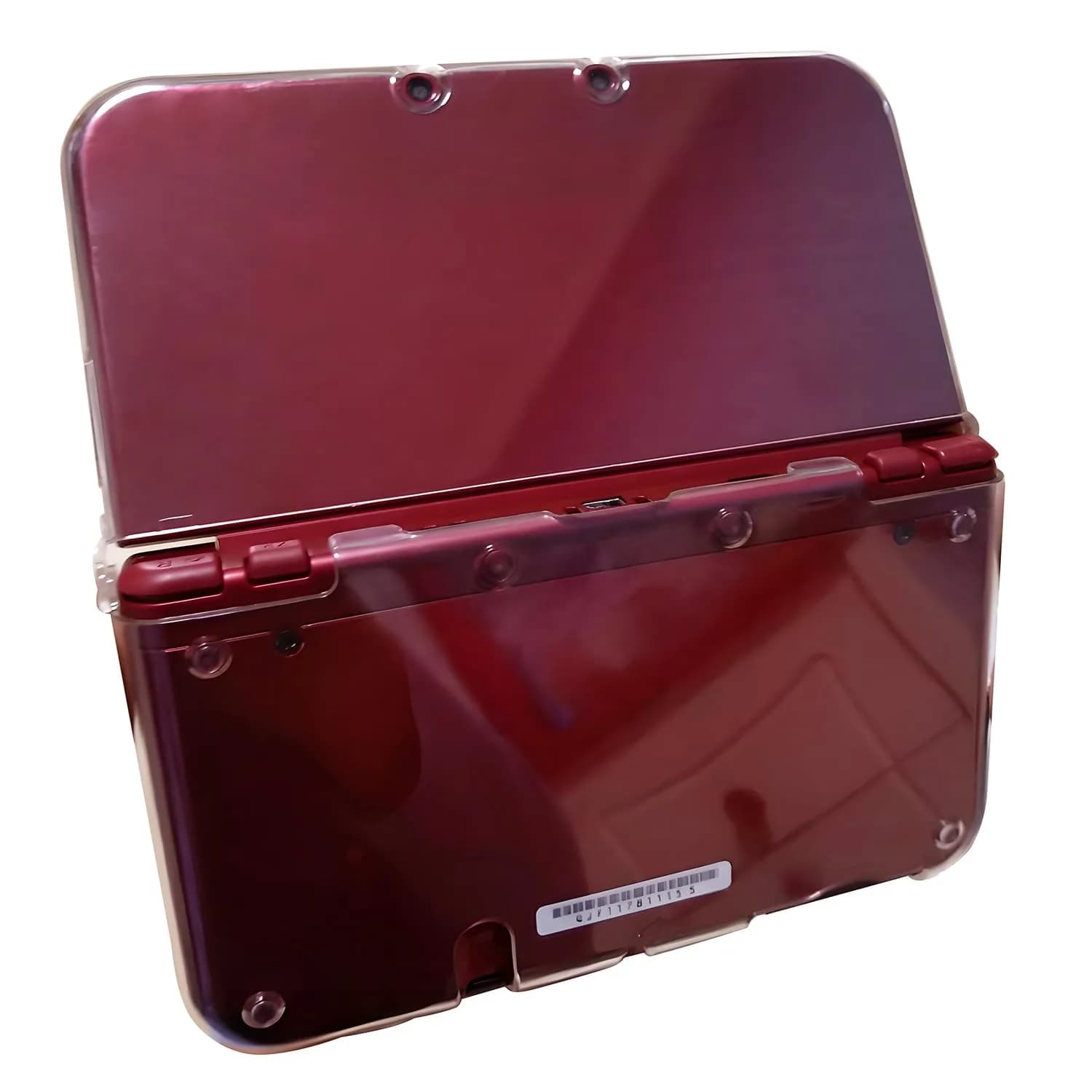OSTENT Clear Crystal Hard Cover Case for Nintendo New 3DS XL | Scratch Resistant Polycarbonate Protection - view 3