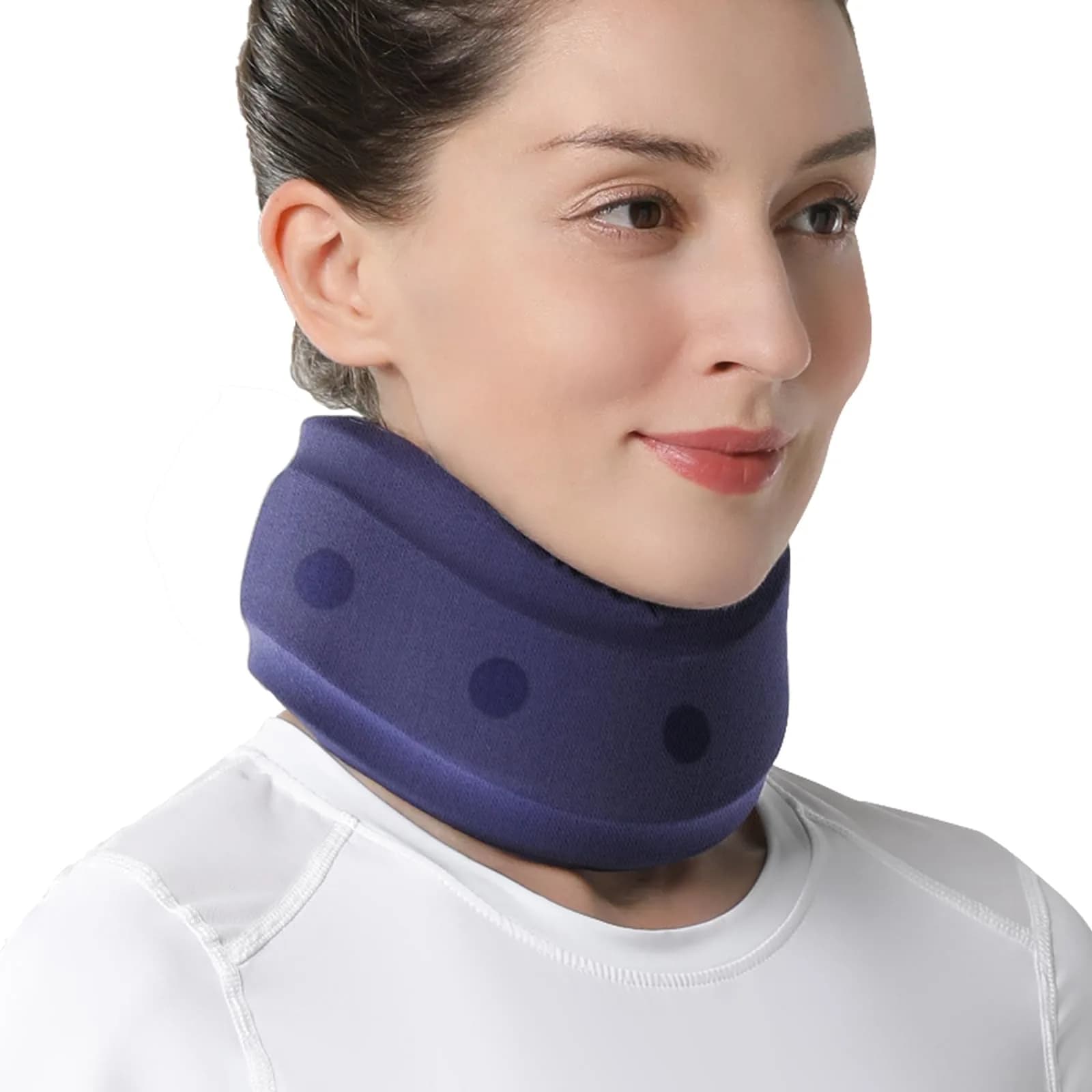 Velpeau Enhanced Blue Cervical Collar Neck Brace X-Large (16.5-18.7") | Neck Pain Support - main product image