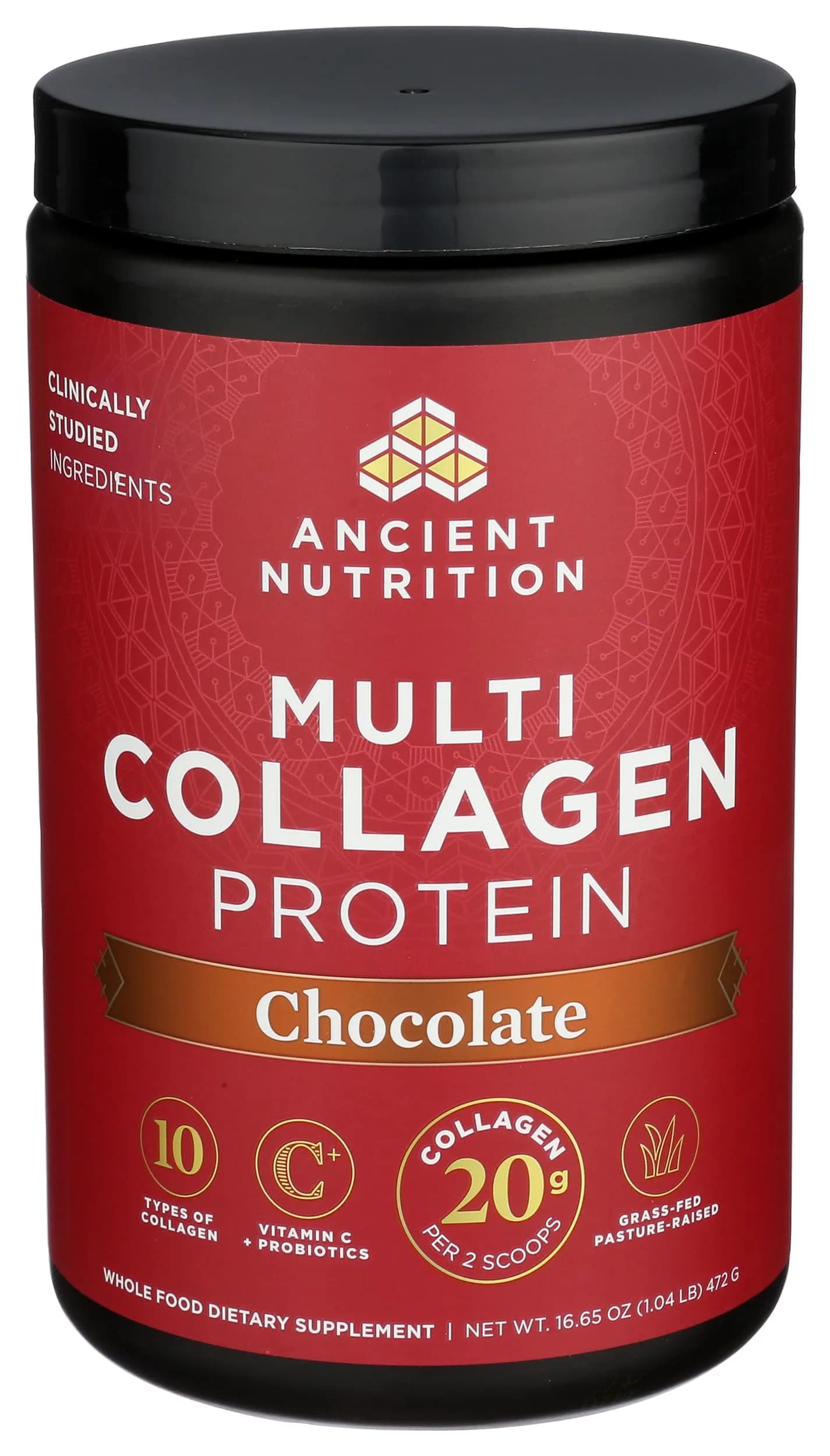 Ancient Nutrition Chocolate Multi Collagen Protein Powder with Probiotics, 40 Servings | Supports Skin, Nails, Gut Health thumbnail 4