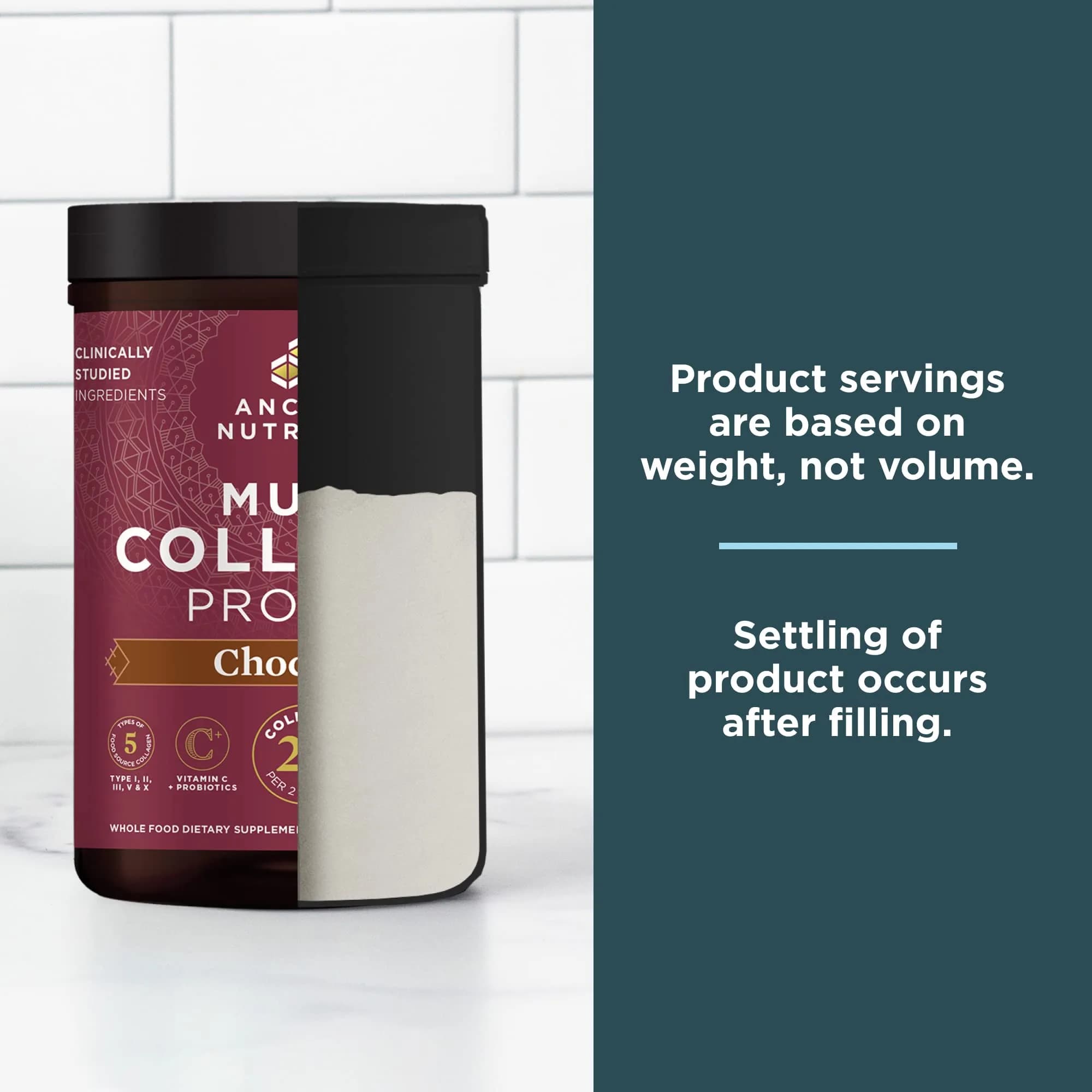Ancient Nutrition Chocolate Multi Collagen Protein Powder with Probiotics, 40 Servings | Supports Skin, Nails, Gut Health thumbnail 8