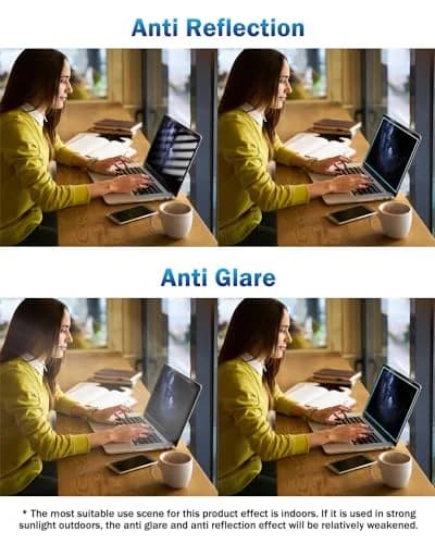 F FORITO Blue Screen Protector for 15.6 Inch Laptops | Anti Glare & Eye Protection (70-120c) thumbnail 4