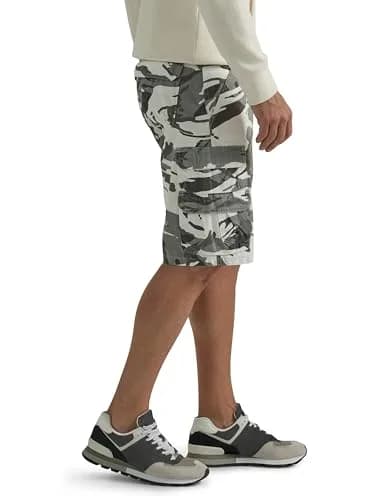 Wrangler Authentics Premium Twill Cargo Short, White Camo, 50 | Relaxed Fit, Durable Cotton, 11" Inseam thumbnail 2