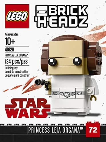 LEGO Brickheadz Princess Leia Organa 41628 Building Kit, Multicolor | Iconic Star Wars Character, 124 Pieces, For Kids 10+ thumbnail 3