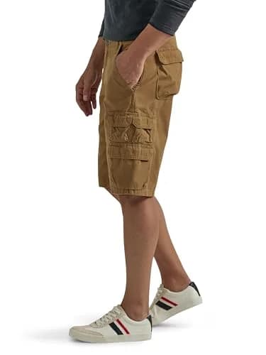 Wrangler Authentics Men's Premium Twill Cargo Short (Bennard), Acorn Twill, 54 | Classic Relaxed Fit for Summer Comfort thumbnail 2